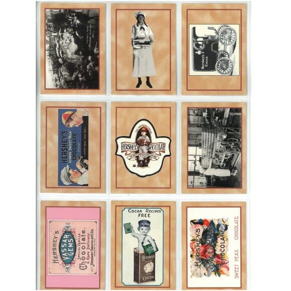 1995 - Hershey's Chocolate Base Card Set 100 Cards Dart Flipcards - Picture 2 of 13